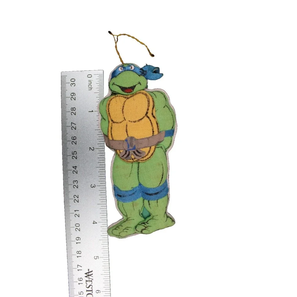 Vintage Teenage Mutant Ninja Turtles Ornaments Christmas Tree (1990)  Set of  2